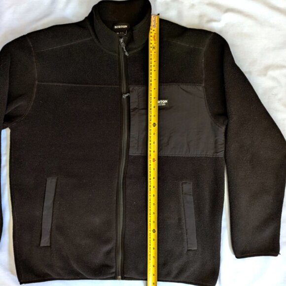 BURTON Men's Hearth Full-Zip Fleece Jacket Black Winter 2023 Size XL - Picture 5 of 7